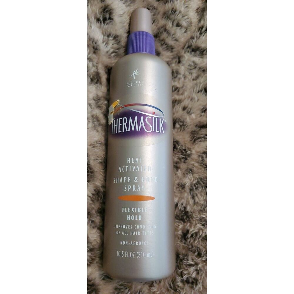 HELENE CURTIS THERMASILK HEAT ACTIVATED SHAPE & HOLD HAIR SPRAY Flexible Hold